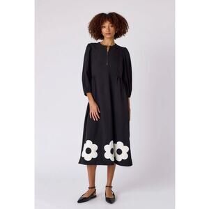 Crosby by Mollie Burch Indie Black Dress NWT size‎ M
